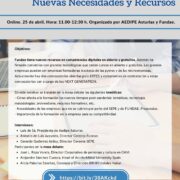 Las Competencias Digitales en las Organizaciones: Nuevas Necesidades y Recursos.
