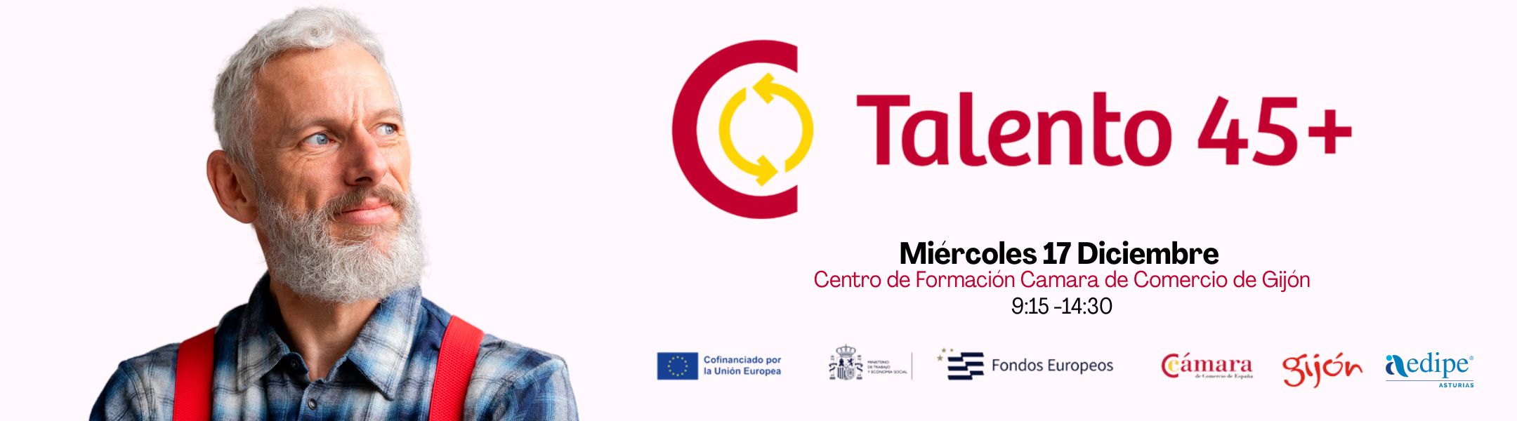 Una jornada para crecer, aprender y conectar con empresas en el II Encuentro 45+ Gijón